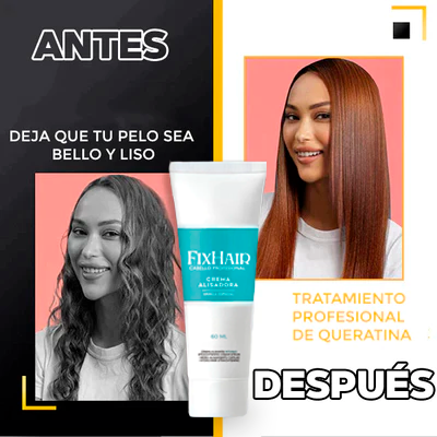 FixHair© - Crema alisadora de pelo